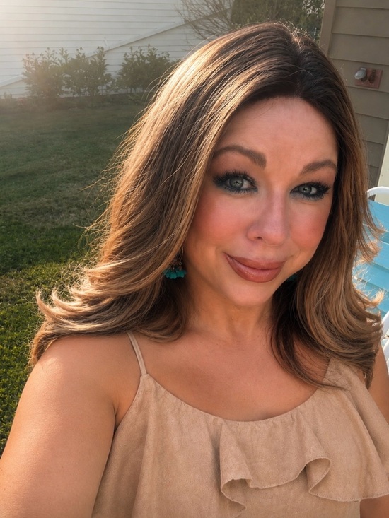 Chelsey Smith Crowns Other - Avalon Brown Sugar Layered Long Wig in Light Brown with Honey Highlights